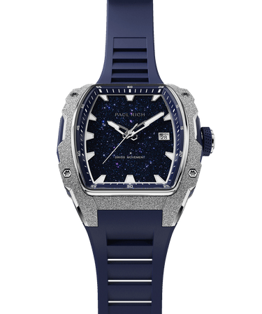 Paul Rich US Astro Lunar Silver Steel Watch