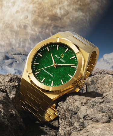 Paul Rich US Star Dust II Gold Green Watch