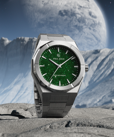 Paul Rich US Star Dust II Silver Green Watch