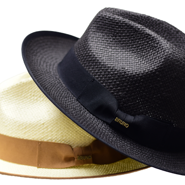 Bruno Capelo Panama Natural Straw Snap Brim Fedora