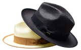 Bruno Capelo Panama Natural Straw Snap Brim Fedora