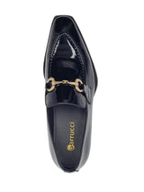 Carrucci Shoes Patent Leather Buckle Loafer