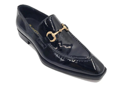 Carrucci Shoes Patent Leather Buckle Loafer