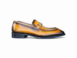 Carrucci Shoes Patent Leather Buckle Loafer
