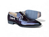 Carrucci Shoes Patent Leather Buckle Loafer