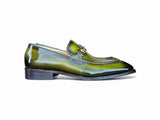 Carrucci Shoes Patent Leather Buckle Loafer