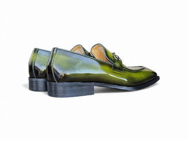 Carrucci Shoes Patent Leather Buckle Loafer