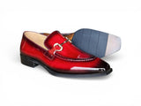 Carrucci Shoes Patent Leather Buckle Loafer
