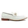 Carrucci Shoes Patent Leather Horse Bit Loafer in White