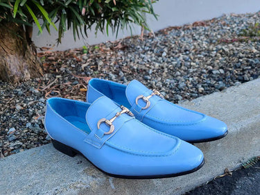 Carrucci Shoes Patent Leather Horse Bit Loafer