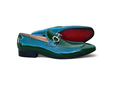 Carrucci Shoes Patent Leather Horse Bit Loafer
