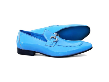 Carrucci Shoes Patent Leather Horse Bit Loafer