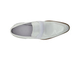 Carrucci Shoes Patent Leather Tuxedo Penny Loafer