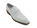 Carrucci Shoes Patent Leather Tuxedo Penny Loafer