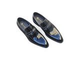 Carrucci Shoes Patent Leather Tuxedo Penny Loafer