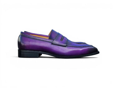 Carrucci Shoes Patina Finished Penny Loafer