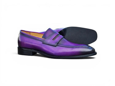 Carrucci Shoes Patina Finished Penny Loafer