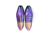 Carrucci Shoes Patina Finished Penny Loafer