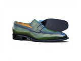 Carrucci Shoes Patina Finished Penny Loafer