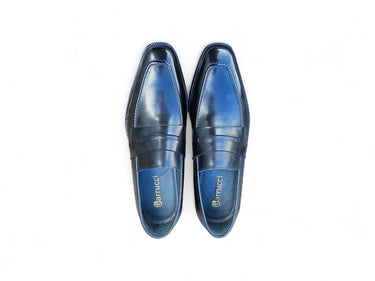Carrucci Shoes Patina Finished Penny Loafer