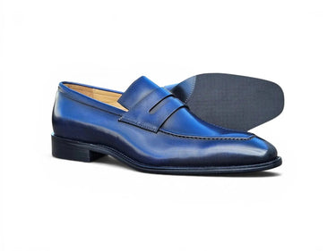 Carrucci Shoes Patina Finished Penny Loafer