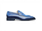 Carrucci Shoes Patina Finished Penny Loafer