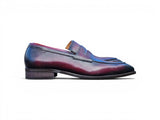 Carrucci Shoes Patina Finished Penny Loafer