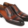 Paul Parkman Goodyear Welted Cap Toe Oxfords in Brown