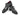 Paul Parkman Goodyear Welted Men's Wingtip Oxfords in Black & Gray