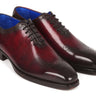Paul Parkman Goodyear Welted Punched Oxfords in Bordeaux