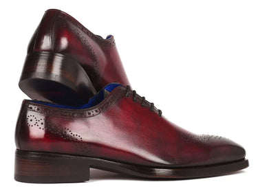 Paul Parkman Goodyear Welted Punched Oxfords in Bordeaux