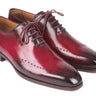Paul Parkman Men's Burnished Wingtip Oxfords in Bordeaux