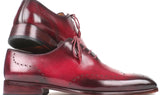 Paul Parkman Men's Burnished Wingtip Oxfords in Bordeaux