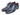 Paul Parkman Men's Burnished Wingtip Oxfords in Navy