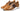Paul Parkman Men's Floater Leather Sneakers in Cognac
