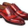 Paul Parkman Men's Goodyear Welted Oxford Shoes in Reddish Brown
