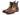 Paul Parkman Men's Handpainted Chelsea Boots Goodyear Welted in Brown