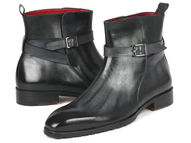 Paul Parkman Men's Jodhpur Boots in Gray Patina