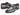 Paul Parkman Men's Leather Double Monkstrap Shoes in Gray