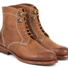 Paul Parkman Men's Nubuck Leather Boots in Brown