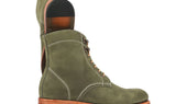Paul Parkman Men's Nubuck Leather Boots in Green