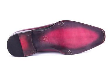 Paul Parkman Men's Side Lace Oxfords in Purple & Gray