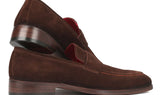 Paul Parkman Men's Suede Penny Loafers in Brown