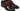 Paul Parkman Men's Suede & Black Patent Oxfords in Burgundy in #color_