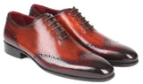 Paul Parkman Men's Wingtip Oxfords in Brown & Bordeaux