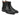 Paul Parkman Men's Woven Leather Chelsea Boots in Black in #color_