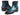 Paul Parkman Side Zipper Boots Goodyear Welted in Blue Burnished