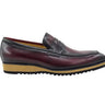 Carrucci Shoes Penny Loafer with Lightweight Sole in Burgundy