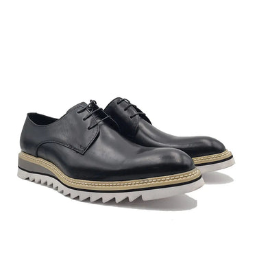 Carrucci Shoes Plain Toe Blucher Oxford