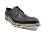 Carrucci Shoes Plain Toe Blucher Oxford